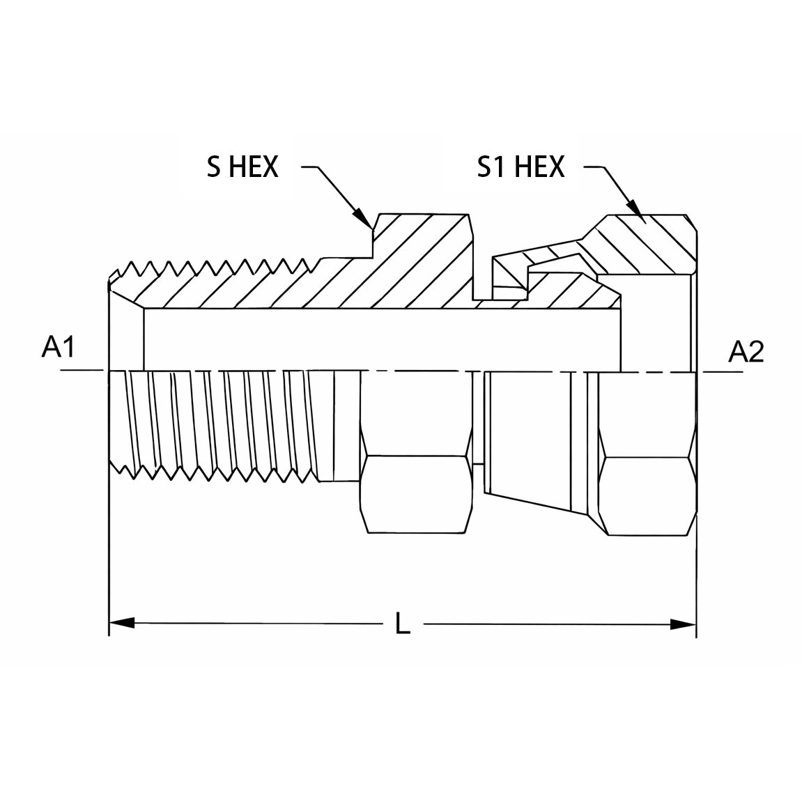 1404 Male Pipe x Female Pipe Swivel