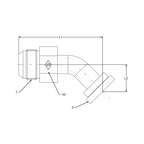 1803 Male JIC x Code 62 Flange
