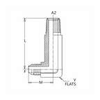 2501-LL-FG Male JICx Male Pipe