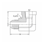 2502-FG Male JICx Female Pipe