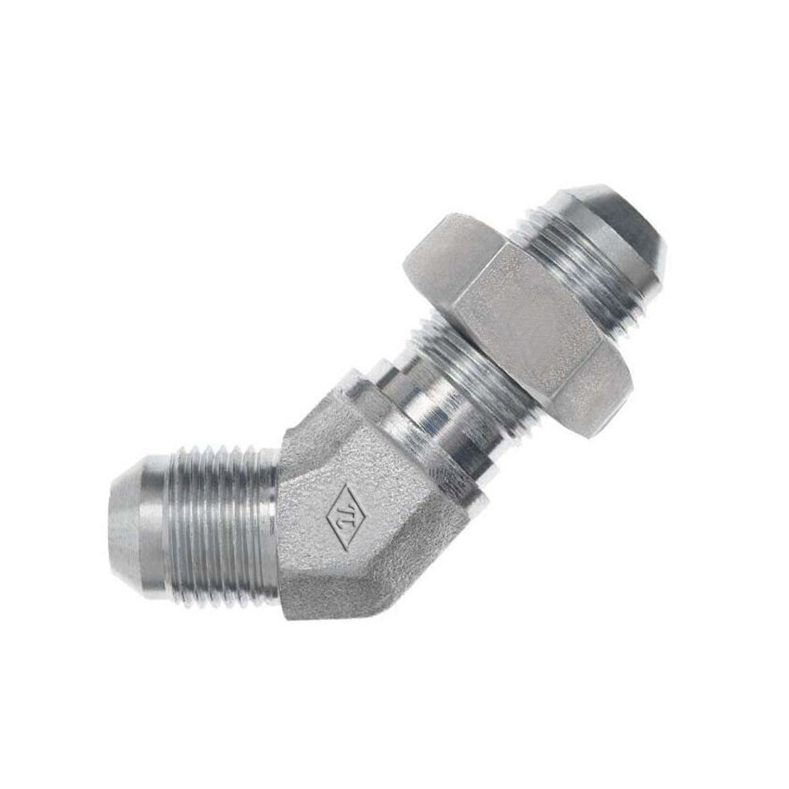 2702-LN-FG Male JIC x Male JIC Bulkhead,With Lock Nut