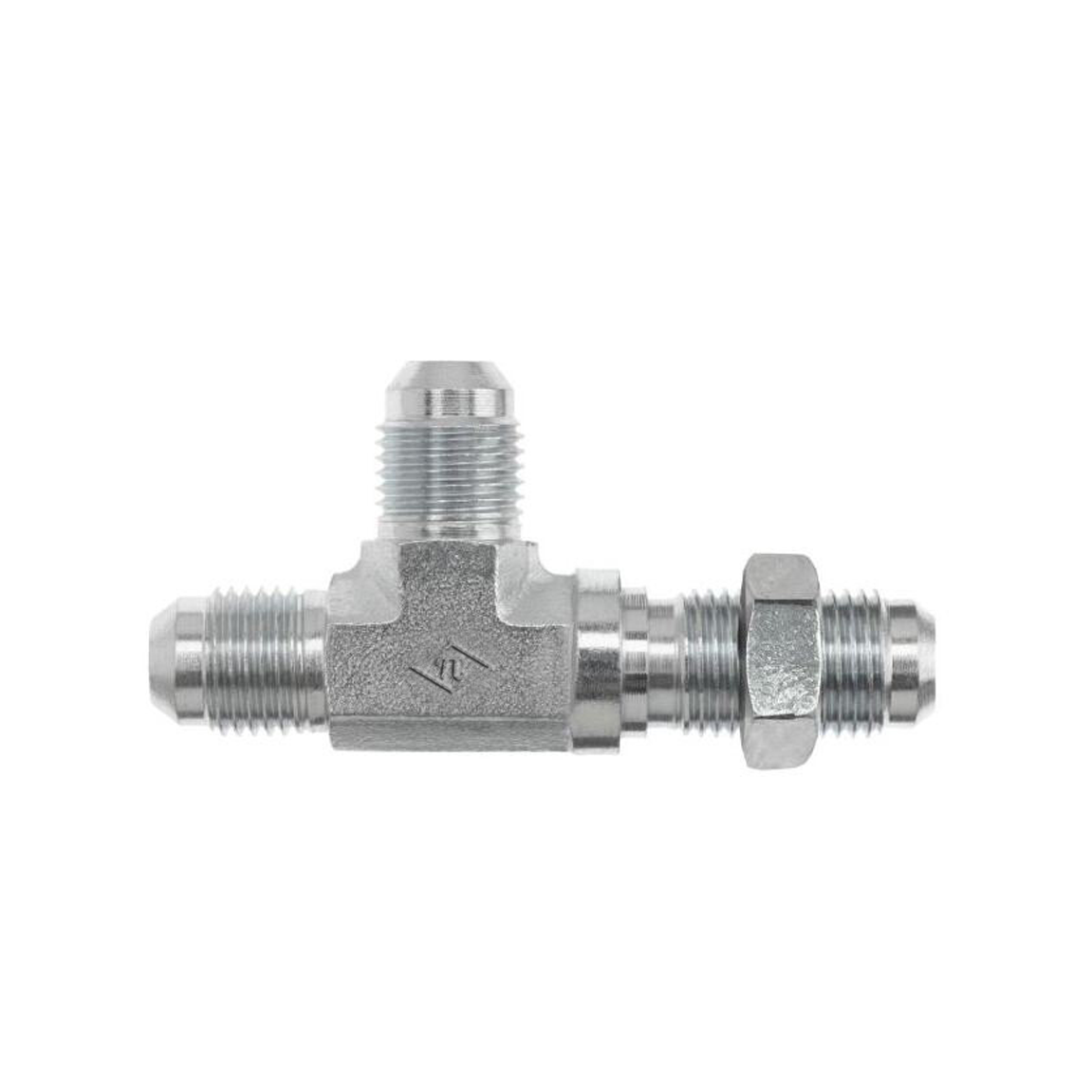 2704-LN-FG Male JIC x Male JIC Bulkhead xMale JIC, With Lock Nut