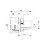 D2404 DIN Tube x Male Pipe