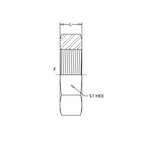 FS0306 ORFS Bulkhead Lock Nut