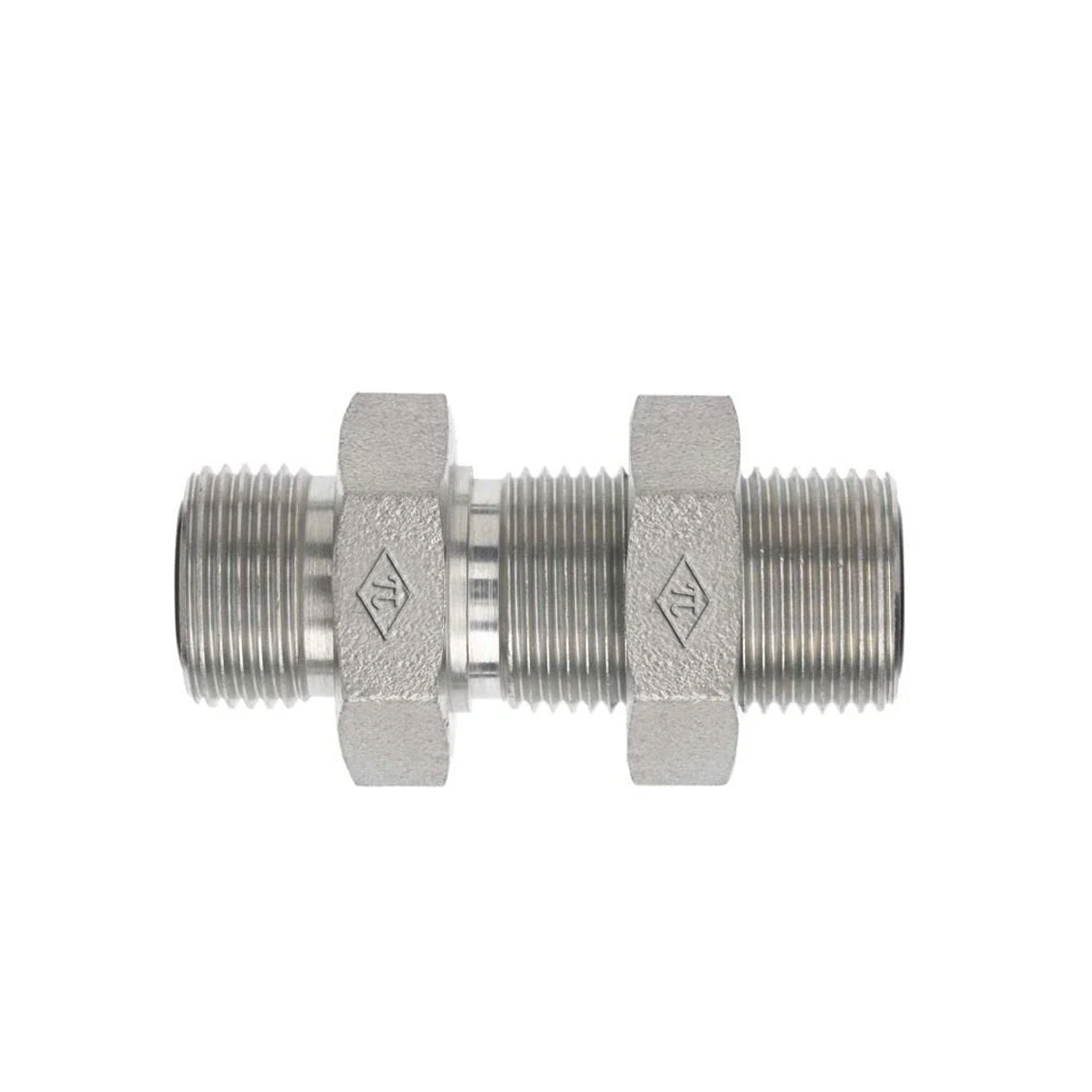 FS2700-LN Male ORFS x Male ORFS Bulkhead, With Lock Nut