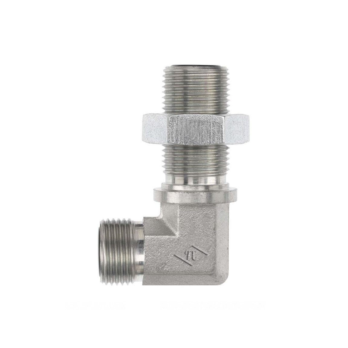 FS2701-LN-FG Male ORFS x Male ORFS Bulkhead,With Lock Nut